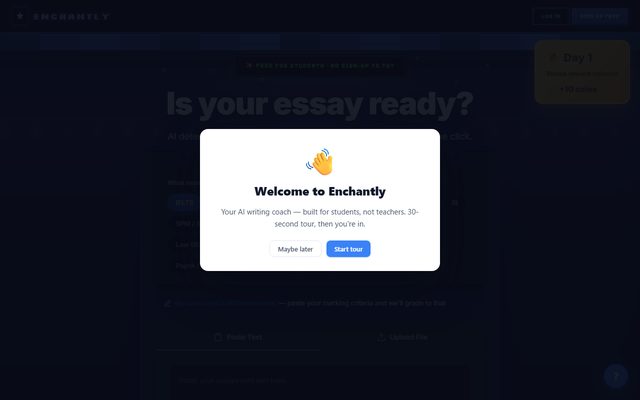 Enchantly — interactive studio site