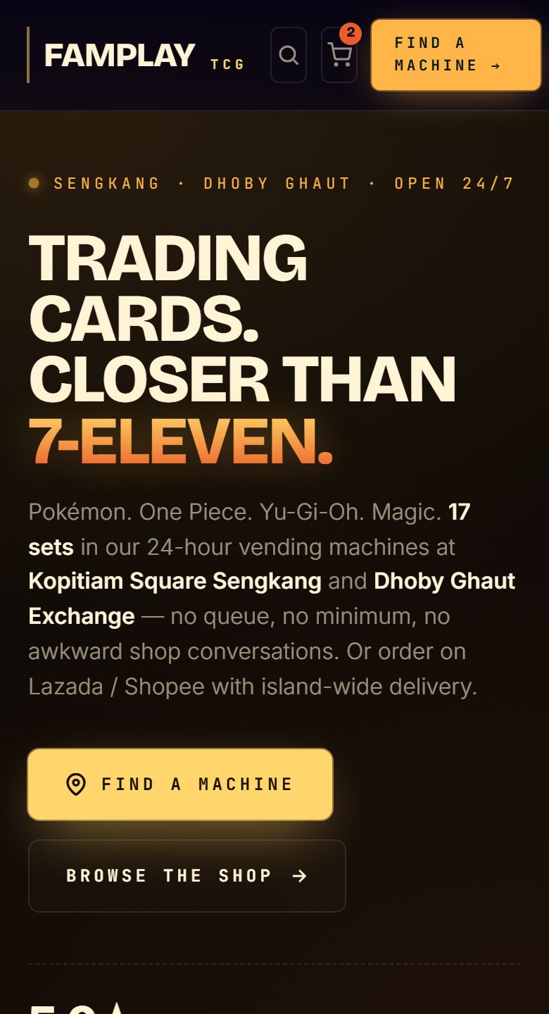 FamPlay TCG — Singapore trading card games shop