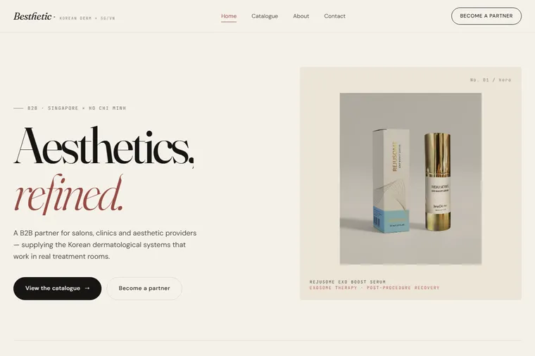 Besthetic — Korean dermatological systems for professional skin