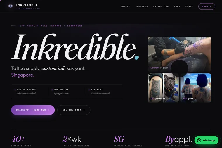 Inkredible Tattoo Supply — Singapore