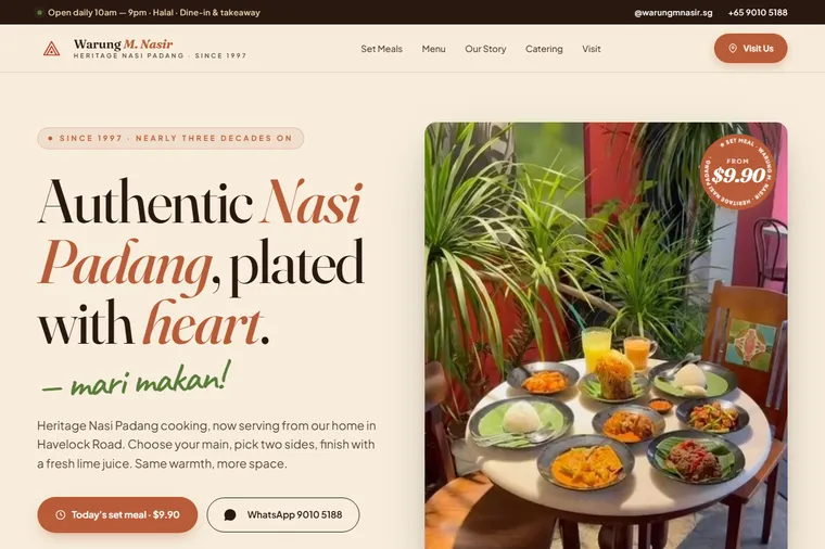 Warung M. Nasir — Singapore Nasi Padang since 1997